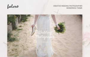 Falero Wedding Photographer WordPress Theme