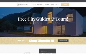 Roy Bed & Breakfast - Small Hotel WordPress Theme