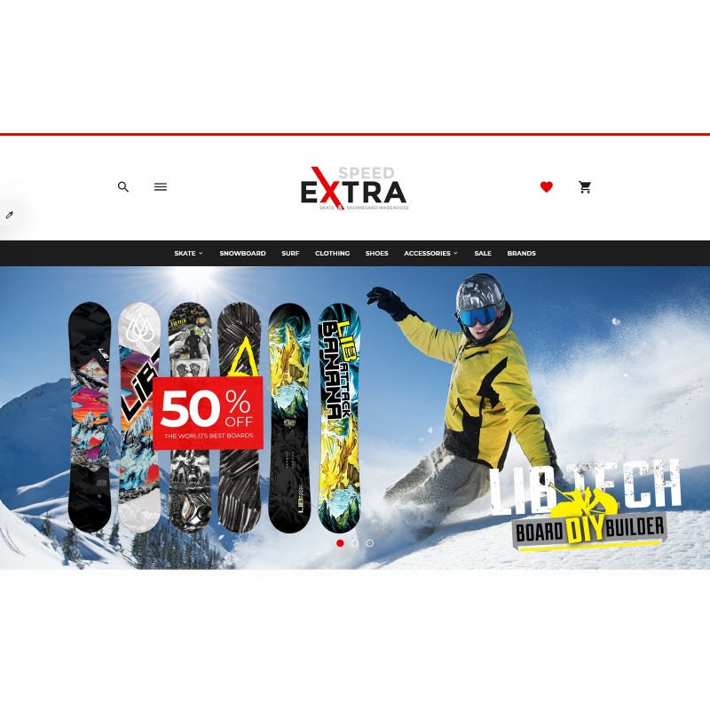 Skating Responsive Shop Template