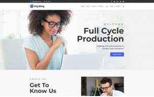 DigiMeg - Communication Agency WordPress theme