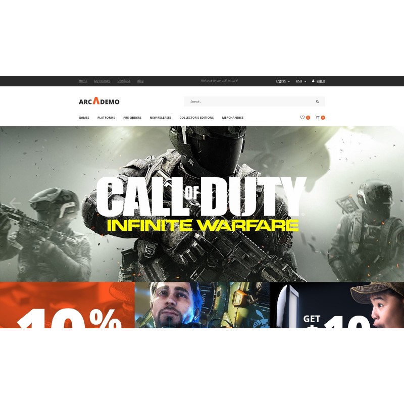 Game Portal Responsive Shop Template