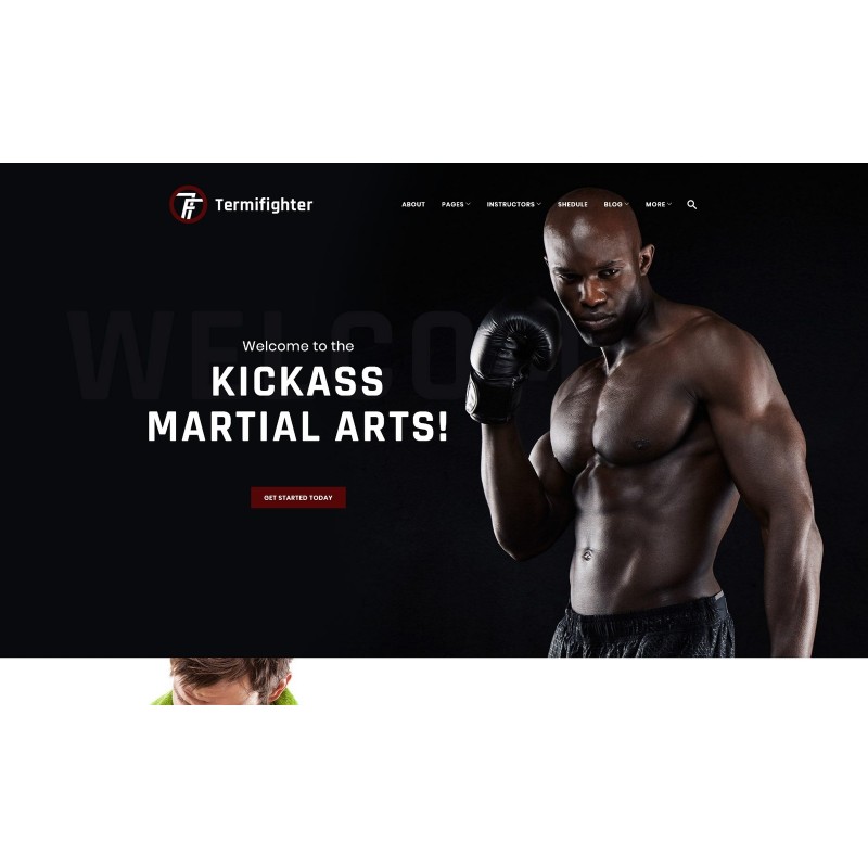 Termifighter - Martial Arts Club Responsive WordPress Theme