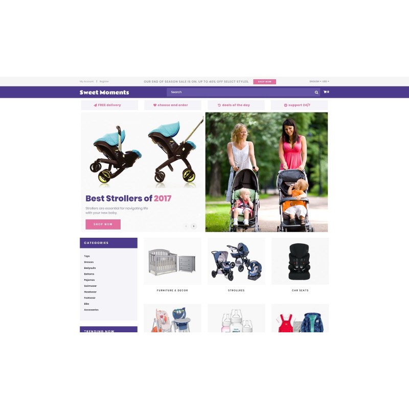 WholeSale - Baby Store Shop Template