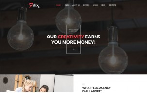 Felix Advertising Agency WordPress theme
