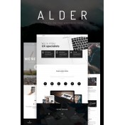 Alder - Modern OnePage WordPress Theme