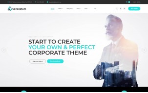 Conceptum - Corporate Responsive WordPress Theme