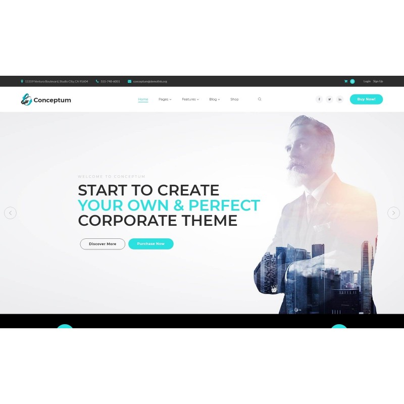 Conceptum - Corporate Responsive WordPress Theme