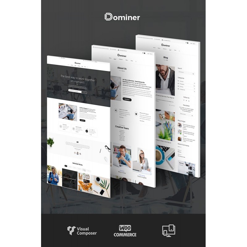 Dominer Business & Services WordPress Theme
