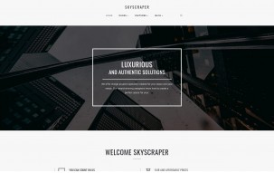 Skyscraper - Architecture And Construction WordPress Theme