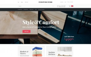 Style & Comfort - Furniture Store Shop Template