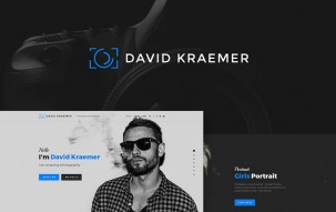 David Kraemar - Photographer WordPress Theme