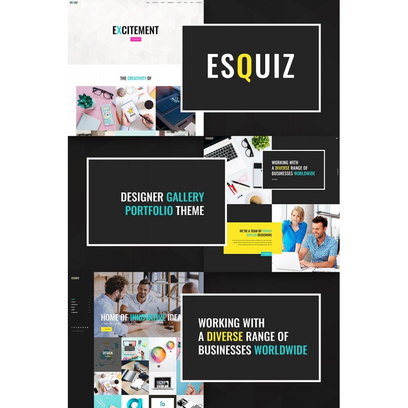 Esquiz - Design Studio WordPress Theme