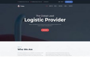 Transportation Services Responsive WordPress theme