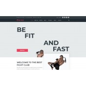 Fight House - Brutal Martial Arts Club WordPress Theme