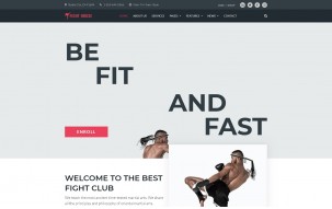 Fight House - Brutal Martial Arts Club WordPress Theme