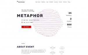 Metaphor - Creative Event Planner WordPress Theme