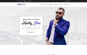 Henry Stoun - Personal Website WordPress Theme
