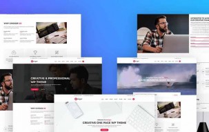 Monger - Landing Page Responsive WordPress Theme