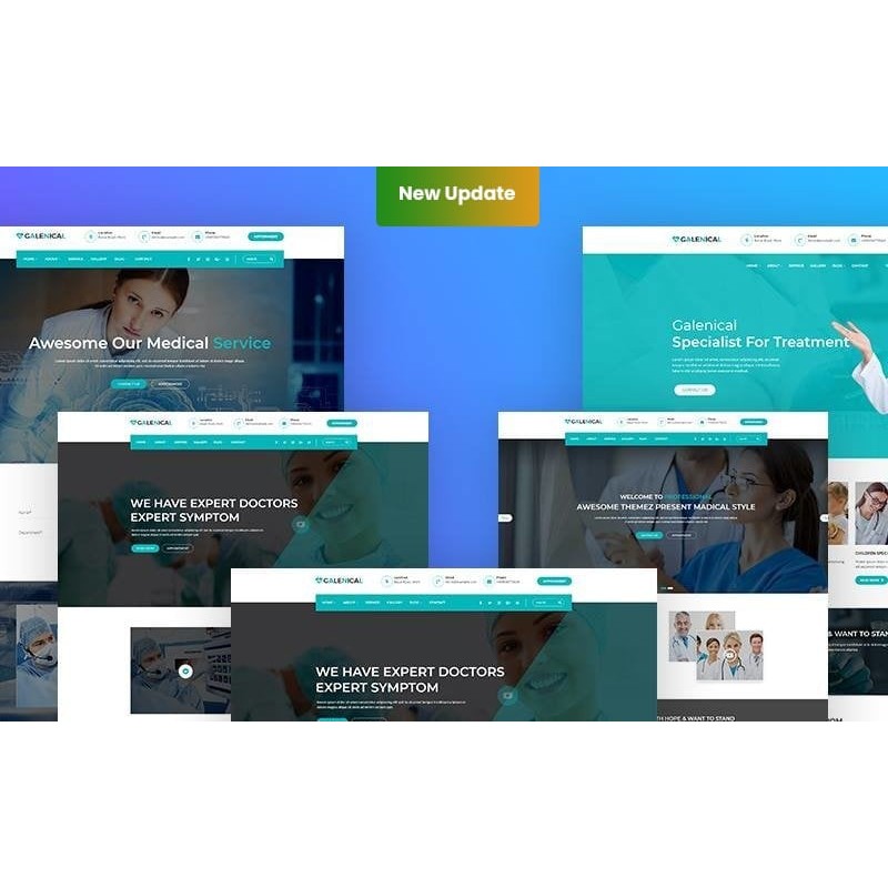 Galenical - Medical & Health Service Responsive WordPress Theme