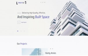 Profitex - Bright Architecture Agency WordPress Elementor Theme