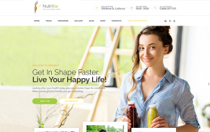 Nutritia - Healthy Nutrition and Dietology WordPress Theme