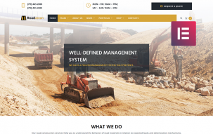 Roadastan - Road Construction WordPress Elementor Theme