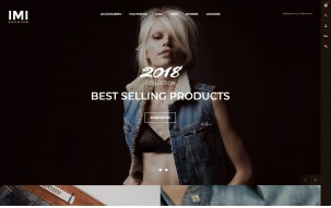 IMI - Fashion Store Shop Template