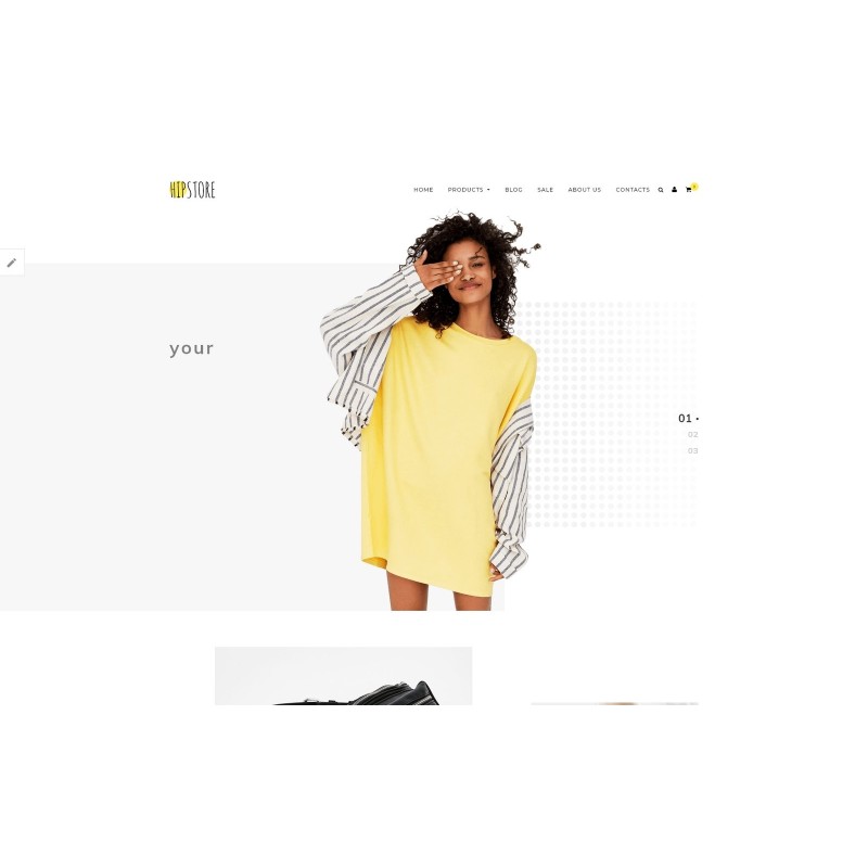 Hipstore - Clothing & Beauty Shop Template