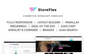 StoreFlex - Cosmetics & Makeup Shop Template