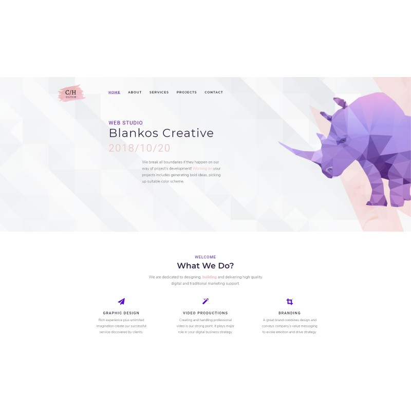 Blankos - Creative Minimal Responsive WordPress Elementor Theme