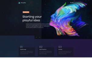 Visuelle - Creative Mondrianism WordPress Elementor Theme