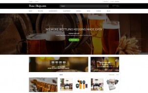 Brew Shop.com - Efficient Alcohol Online Shop Shop Template