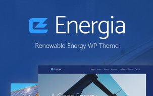 Energia - Renewable Energy & Environment WordPress Theme