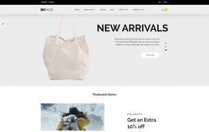 BKPack - Responsive Bags Online Store Shop Template