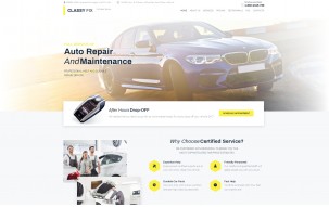 Classy Fix - Car Repair WordPress Elementor Theme