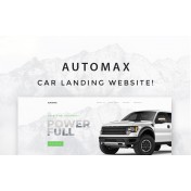 Automax - Car Landing Responsive WordPress Elementor Theme