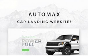 Automax - Car Landing Responsive WordPress Elementor Theme