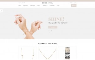 Pearl Jewel - Sophisticated Jewellery Online Shop Shop Template
