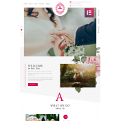 ForeverLove - Wedding Landing WordPress Elementor Theme