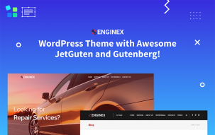 Enginex - Car Repair Gutenberg WordPress Theme