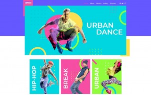 Tempores - Street Dance WordPress Elementor Theme