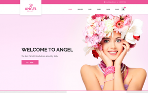 Angel - Beauty Salon Store WooCommerce WordPress Elementor Theme