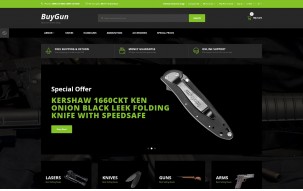 BuyGun - Weapons Store Shop Template