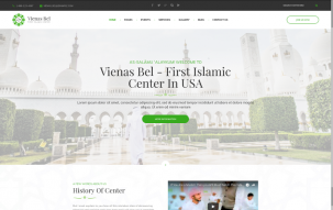 VienasBel - Islamic Religious and Cultural Center WordPress Theme