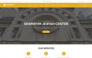 Shema Israel - Jewish Cultural and Religious Center WordPress Theme