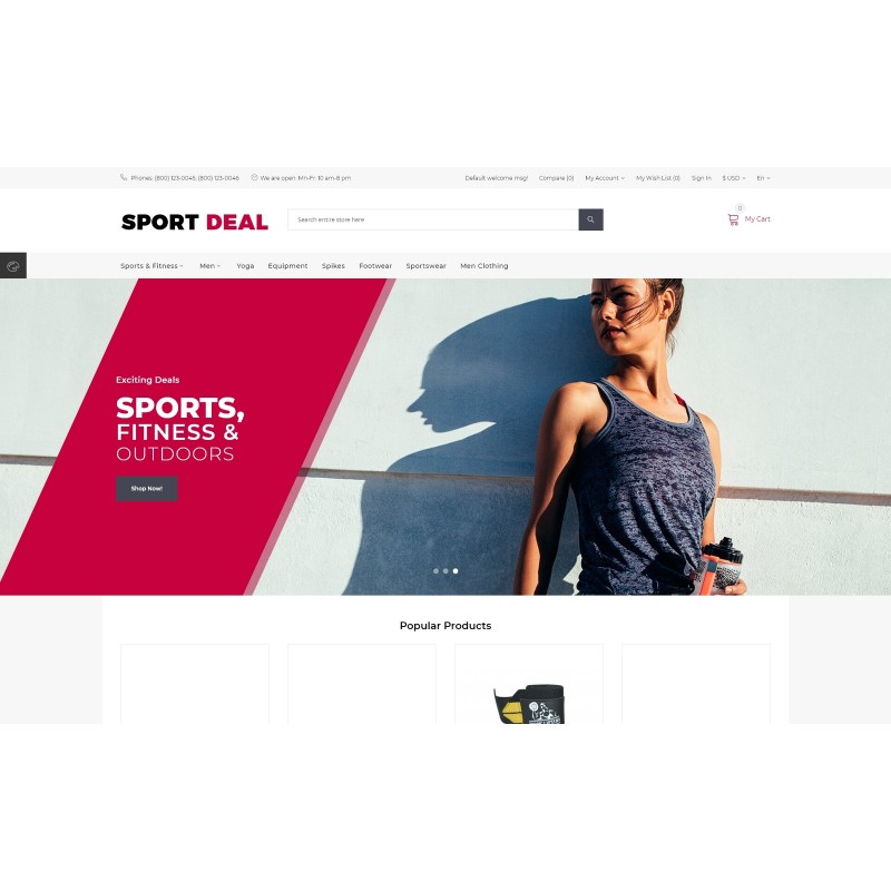 Sport Deal Shop Template