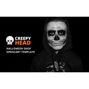 Creepy Head - Halloween Shop Shop Template