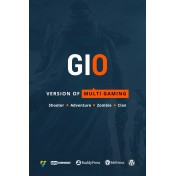 GIO - Multi Gaming Website Builder Multipurpose WordPress Theme