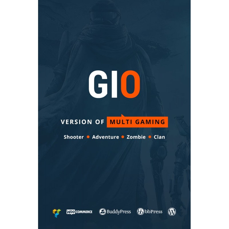 GIO - Multi Gaming Website Builder Multipurpose WordPress Theme