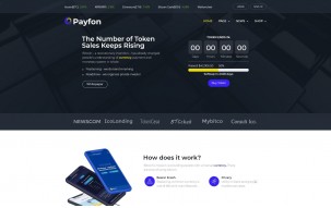 Payfone - ICO WordPress Elementor Theme